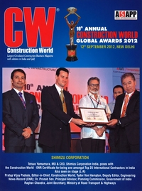 10th  Annual Construction World Global Awards 2012