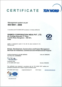 ISO 9001 : 2008 Certification