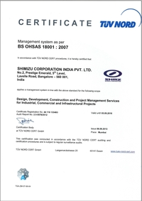 BS OHSAS 18001 : 2007 Certification