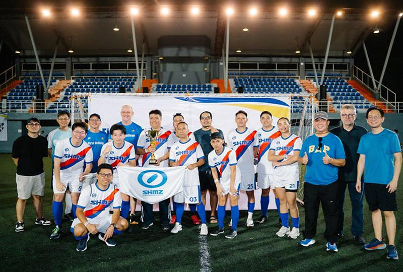 Shimizu Corporation Manila Branch Claims Podium Finish at Football Cup