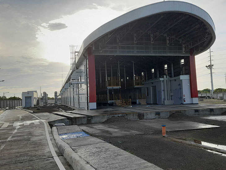 New Satellite Depot at Zapote for LRT Line 1