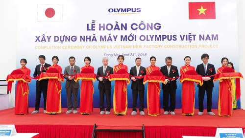 OLYMPUS VIETNAM – COMPLETION CEREMONY OF NEW FACTORY CONSTRUCTION