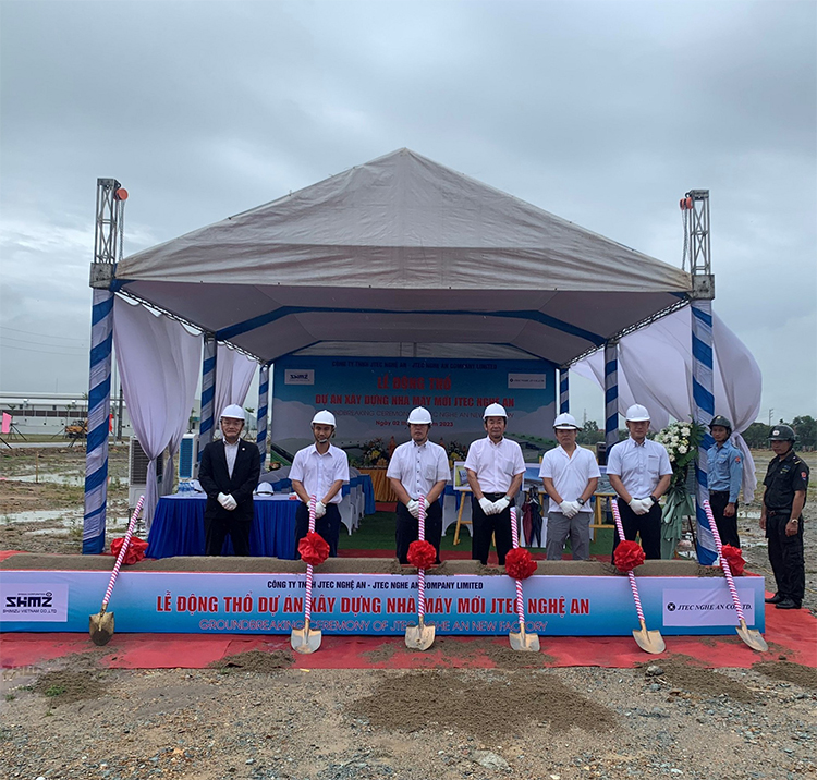 JTEC NGHE AN CO., LTD GROUNDBREAKING CEREMONY OF JTEC NGHE AN FACTORY PROJECT